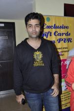 Karan Johar at Student of the year promotions in PVR and Cinemax, Mumbai on 20th Oct 2012 (48).JPG